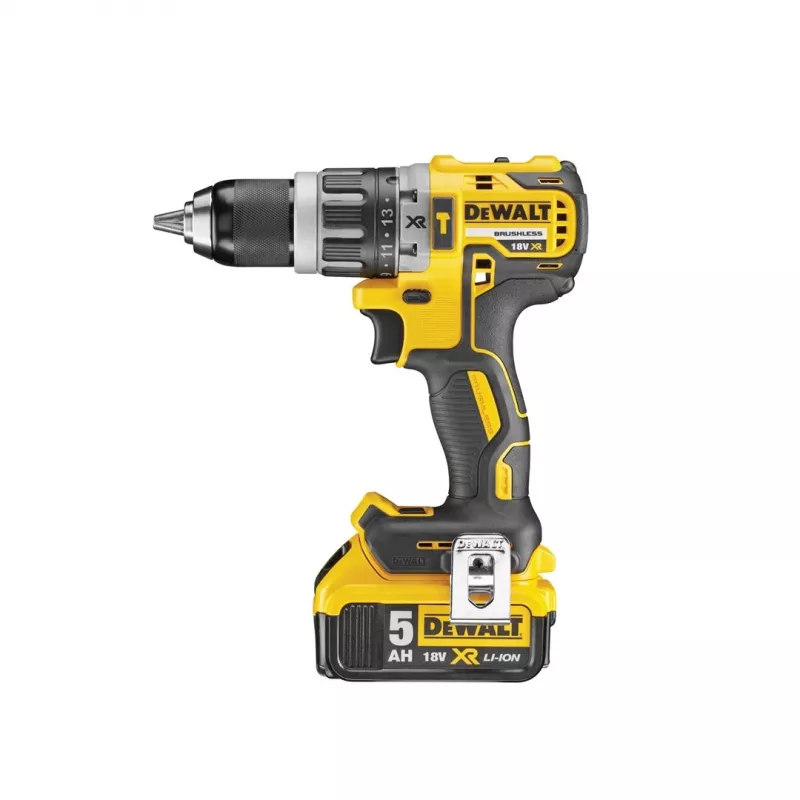 Cordless Drill DeWALT DCD796P2 18V Li-Ion 5Ah Keyless Chuck 13 mm, 2 Gears, 1.8 kg