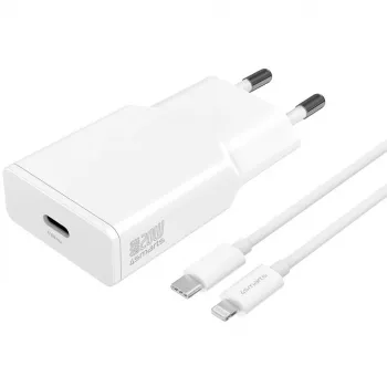 Indoor Charger 4smarts 540020 Fast Charging Smartphone Tablet White