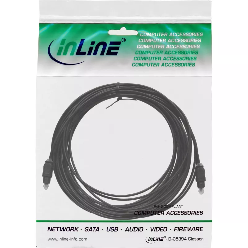 Microconnect TT6150BKAD audio cable 15 m TOSLINK Black