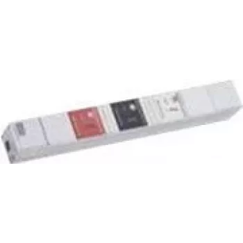 Bachmann Inline PDU Basic - Surge Protection (Rack - rack-mountable) - AC 400 V - 3 Phasen - 1U - 1,0m cord (800.2546)