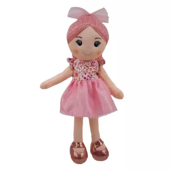 TULILO Julia rag doll 35 cm, soft fabric toy for children