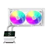 Gamemax CPU Liquid Cooler | GLACIER 240 LCD WH | Intel, AMD
