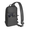 Crossbody bag Tomtoc Navigator-T24 S — black, compact everyday carry