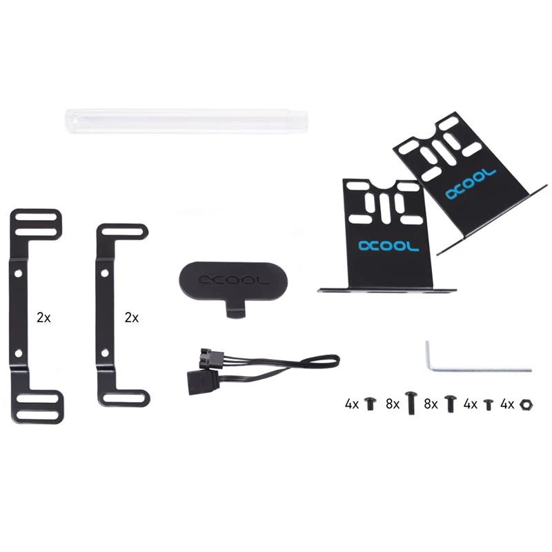 Pump & reservoir Alphacool 15381 Acrylic Aluminium Plastic Black Transparent