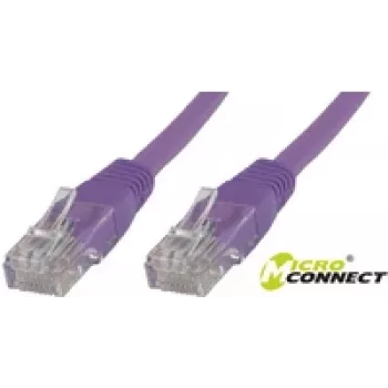 Microconnect UTP Cat6, 7.5m networking cable Purple U/UTP (UTP)