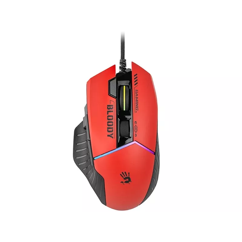 Gaming mouse A4Tech Bloody W95Max — right-hand, wired USB, 12000 DPI, 1 ms, 250 ips, 50M clicks, 146 g