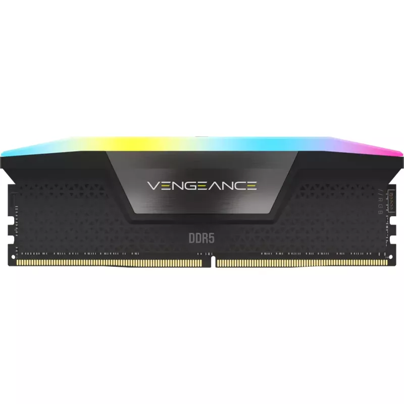 DIMM 64 GB DDR5-6400 (2x 32 GB) Dual-Kit, Arbeitsspeicher schwarz, CMH64GX5M2B6400C32, Vengeance RGB, INTEL XMP