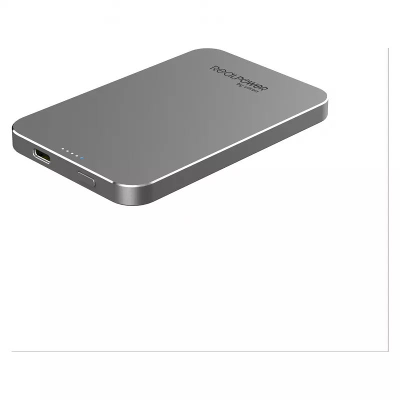 RealPower Powerbank PB-5000 MAG Grey 5.000mAh