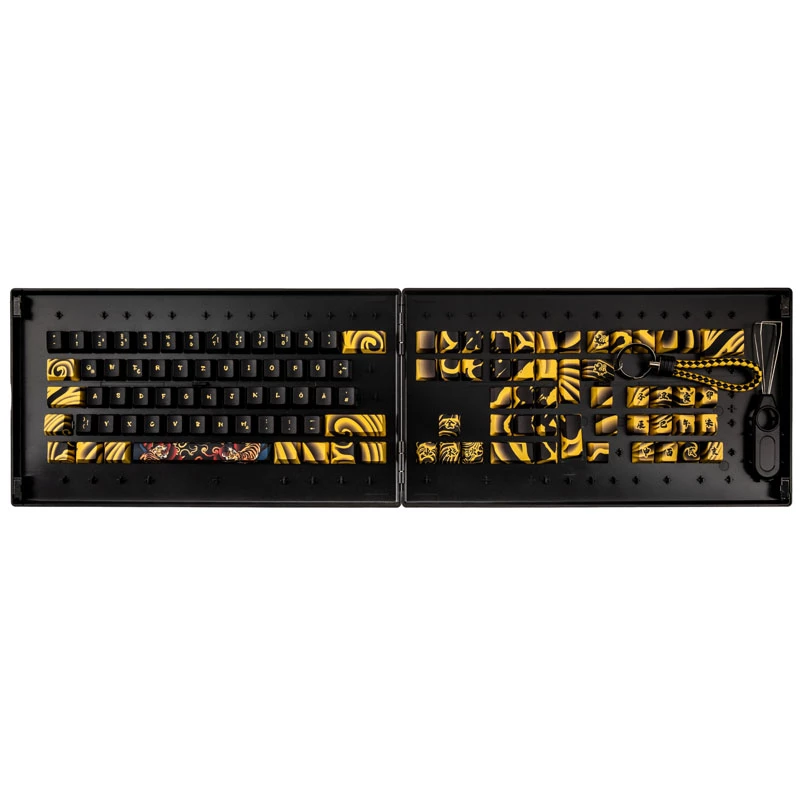 Keycap set Triton TIGER SKETCH Limited — PBT material, German layout (DE)
