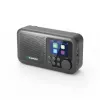 Clock radio BLAUPUNKT DR8BK — digital alarm clock with FM/DAB+, Bluetooth 5.3, 2W, 1800 mAh, USB charging, black