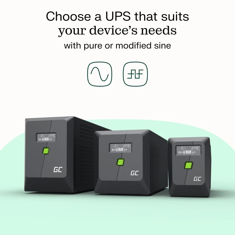 Green Cell UPSLP700 uninterruptible power supply (UPS) Line-Interactive 1 kVA 700 W 4 AC outlet(s)