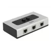 Hub DeLOCK 87673 1000 Mbit/s Black Grey
