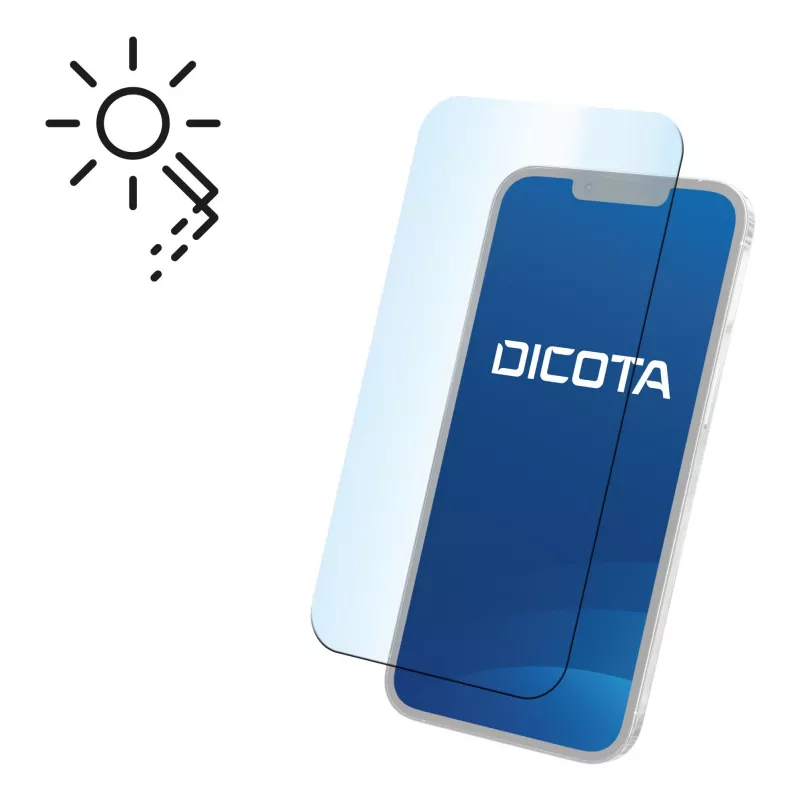 Dicota Bildschirmschutz for Handy - 3H, Klebstoff