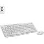 Logitech MK295 Silent Keyboard & Mouse Set, White, Wireless via USB-Receiver, Swiss, 920-009872