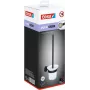 Tesa MOON BLACK - WC-Brush & Holder - Black - White - Glas - Metal - 112 mm - 145 mm