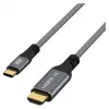 EFB Elektronik USB-C to HDMI Cable 4K30Hz Grey - Cable - Digital/Data (USB-HDMI-00001)