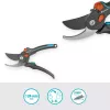 garden shears PremiumCut Pro Flex (Grey/turquoise, Bypass, infinitely adjustable handle width)