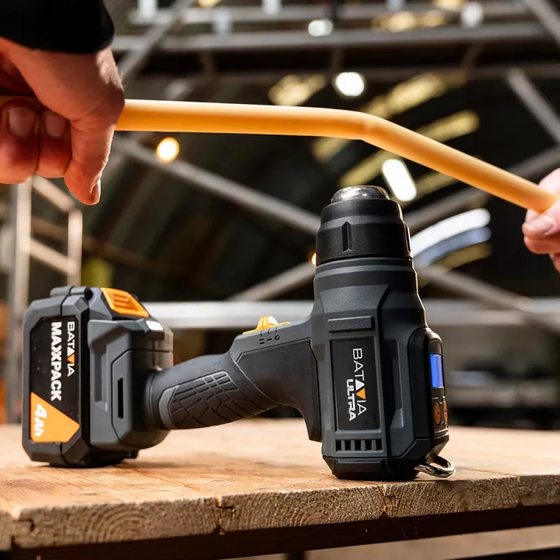 Cordless Heat Gun Batavia B.V. 18V with Digital LCD Display (battery and charger not included)