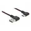 USB Cable DeLOCK EASY-USB 2.0 Type-A Male to Type-C Male 0.5m Black