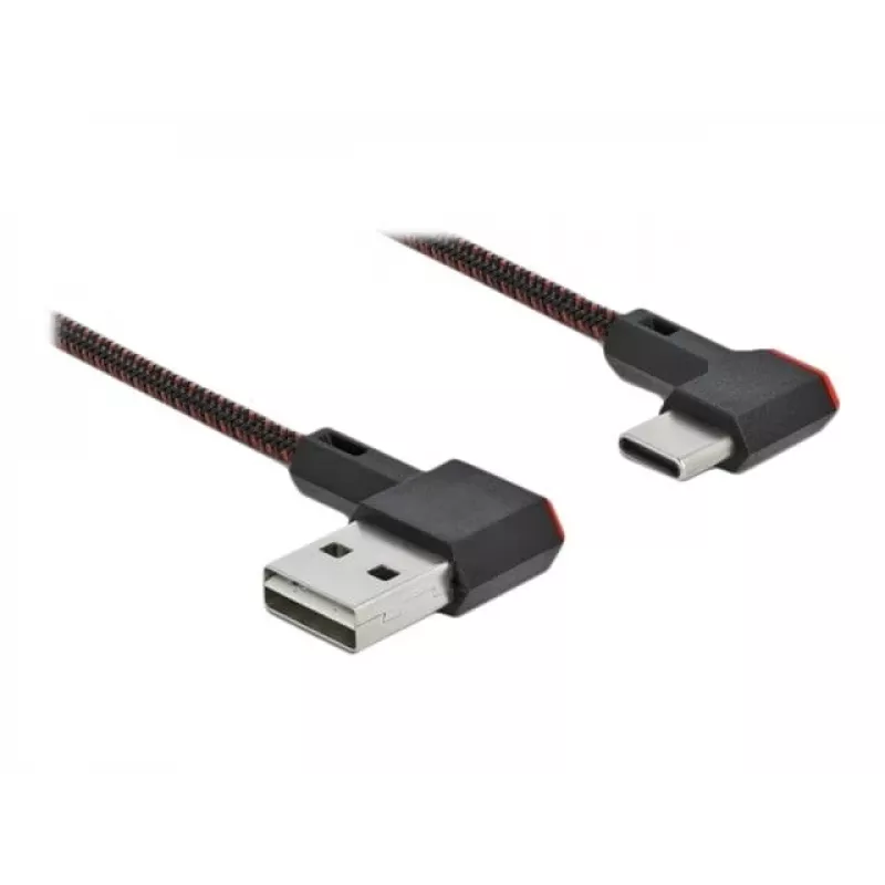 USB Cable DeLOCK EASY-USB 2.0 Type-A Male to Type-C Male 0.5m Black