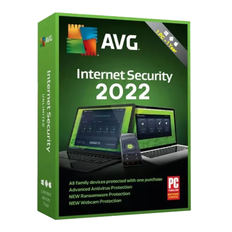 AVG Internet Security | 1 PC | 1 Year (Windows Only)
