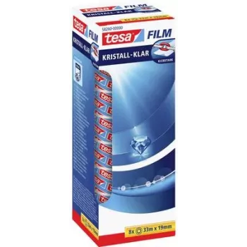 Adhesive tape Tesa 58260 Transparent 19 mm x 33 m — pack of 8
