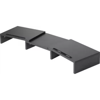 SpeaKa Professional SP-9472624 Monitor Riser for 2 monitors to 32, 20kg, Black (SP-9472624)