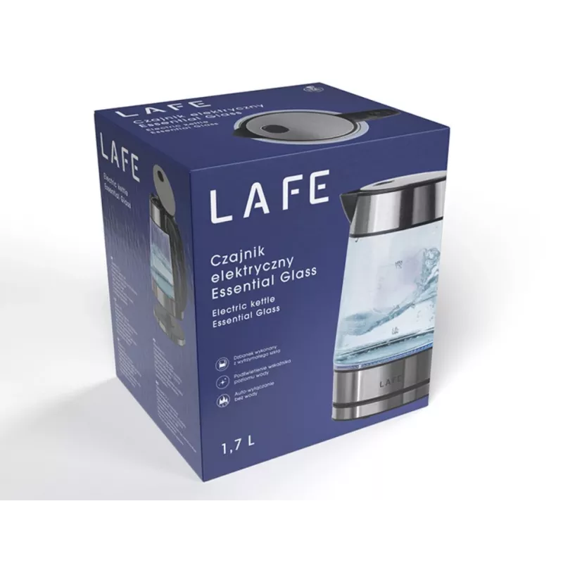 Glass Kettle LAFE LAFCZA47618 — 1.5 L capacity, 100% recyclable
