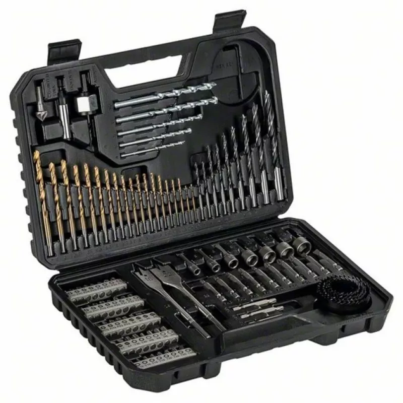 Accessory set Bosch V-Line 103 pcs — Bosch 103-piece drill and screwdriver accessory kit
