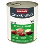 Wet dog food animonda GranCarno Adult — Venison & Apple, 800 g can, 10.5% protein, 5% fat, 79% moisture