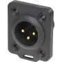 Neutrik NC3MDX-TOP Wire Connector XLR Black (NC3MDX-TOP)