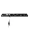 Satechi Slim W3 Keyboard USB-C with numpad (gray)