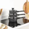 Boiling set Salter BW11460BRMFOB 3 pcs Aluminium Black
