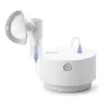 Tabletop nebulizer Omron C28P with 10 ml/min capacity, 2.65 µm particle size, white, dimensions 265×195×143 mm