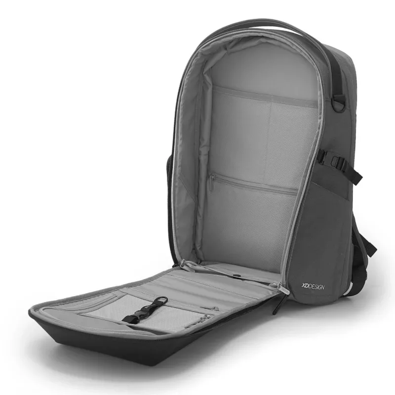 Backpack XDDESIGN Bizz Grey P705.932 — water resistant, lightweight city backpack