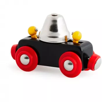 Wooden train car BRIO 33749 with bell