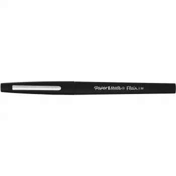 Papermate Flair Original felt pen Medium Black 2 pcs