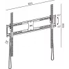 TV wall mount TB TB-851E for TVs up to 100 inch (max 65 kg), VESA 800×600