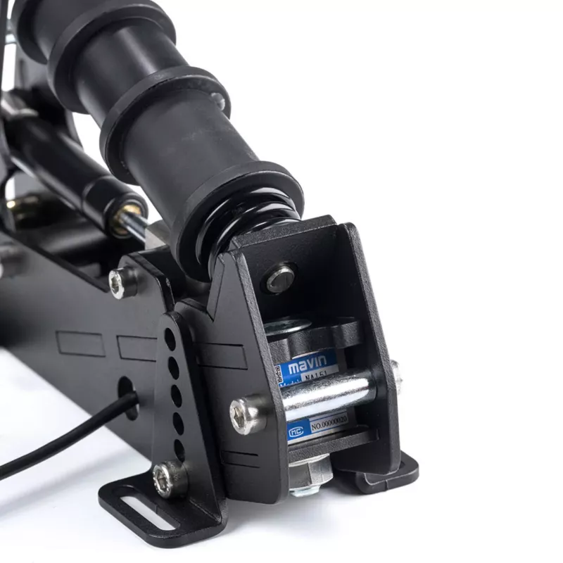 Heusinkveld Ultimate+ 3 Pedal Set black — direct-drive sim racing pedal set, 3 pedals