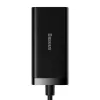 Baseus GaN3 Pro CCGP000101 Desktop Charger 100W, 2x USB-C + 2x USB-A, PD 3.0, QC 4.0+, 1.5 m cable, Black