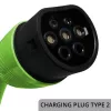 Electric car charger QOLTEC 22 kW 400 V WiFi (TUYA) with 7 m cable