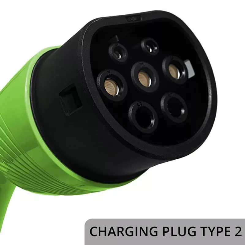 Electric car charger QOLTEC 22 kW 400 V WiFi (TUYA) with 7 m cable
