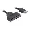 SATA cable DeLOCK ESATAP-100 0.5m Black
