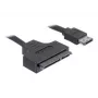 SATA cable DeLOCK ESATAP-100 0.5m Black