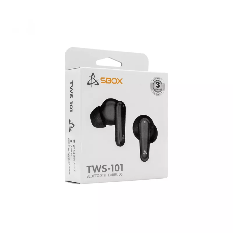 Headphones SBOX EB-TWS101 Black
