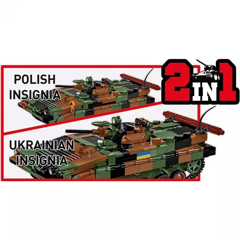 Block set Cobi Armed Forces BWP-1 2630 — Polish/Ukrainian amphibious infantry fighting vehicle model set