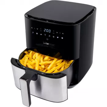 Clatronic FR 3782 H, Air Fryer, 5 l, 80 °C, 200 °C, Einzelbild, Black, Stainless Steel