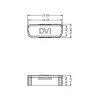 Socket safety cover DVI DeLOCK 60161