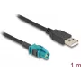 DeLOCK Cable HSD Z female to USB 2.0 Type-A male 1 m