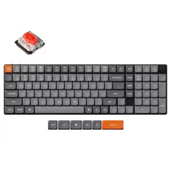 Wireless mechanical keyboard Keychron K17 MAX RGB Black — compact layout, Bluetooth and USB-C connectivity